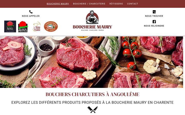 Screenshot of boucherie-maury.fr
