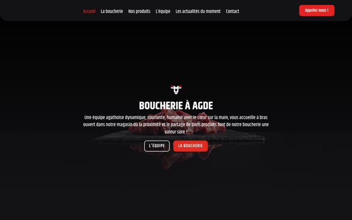 Screenshot of boucherie-olivieretkevin.com
