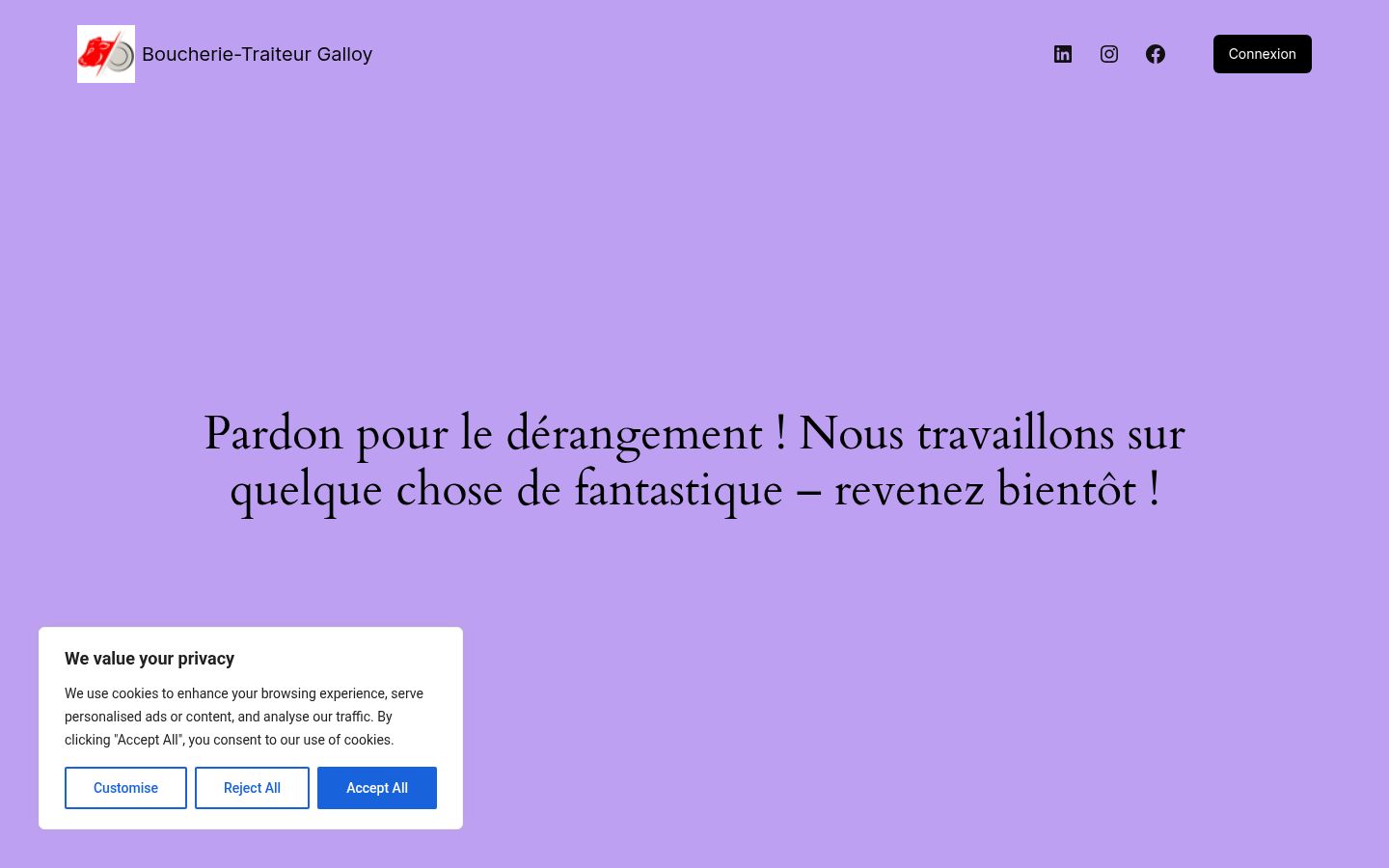 Screenshot van de toestemmingsbanner zoals getoond vóór enige interactie
