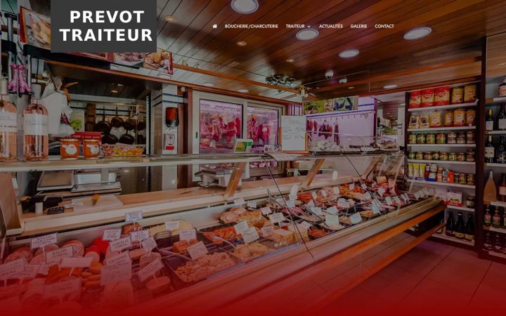 Ekraanipilt saidist boucherie-traiteur-prevot.fr