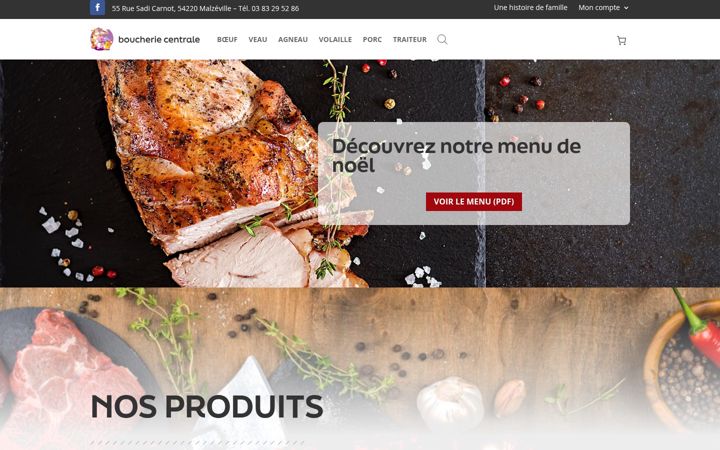 Screenshot of boucheriecentrale.fr