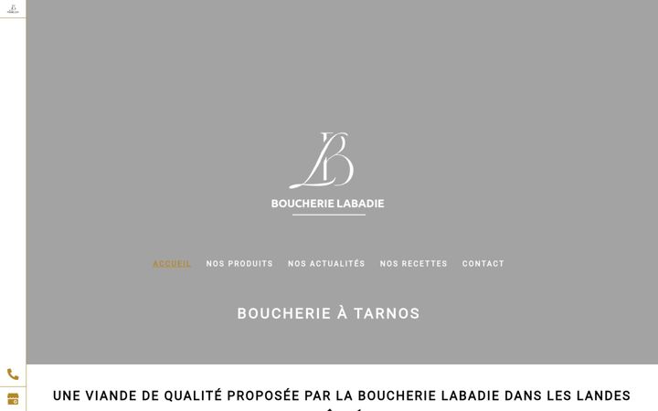 Screenshot of boucheriecharcuterietarnos.fr