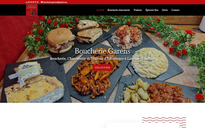 Screenshot of boucheriegarens47.fr
