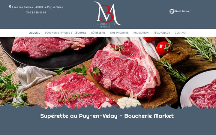 Screenshot of boucheriemarket.fr