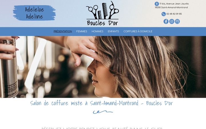 Screenshot of boucles-dor18.fr
