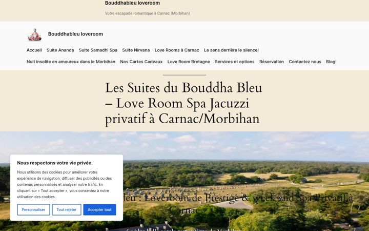 Screenshot of bouddhableu-loveroom.fr
