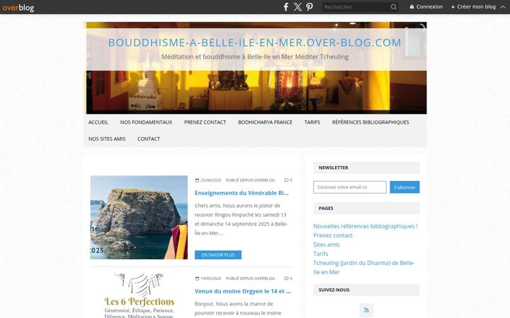 Screenshot of bouddhisme-a-belle-ile.org