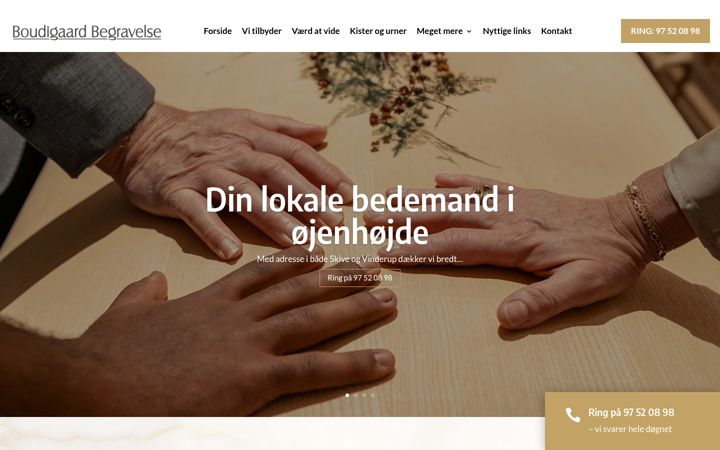 Screenshot of boudigaard.dk