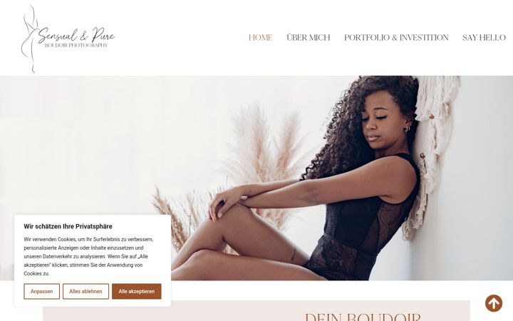 Screenshot of boudoir-shooting-hamburg.de