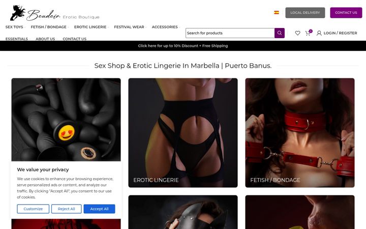 Képernyőkép: boudoir.es