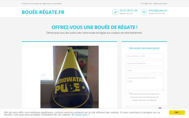 Screenshot of bouee-regate.fr