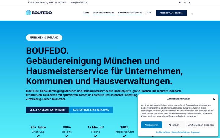 Screenshot of boufedo-service.de