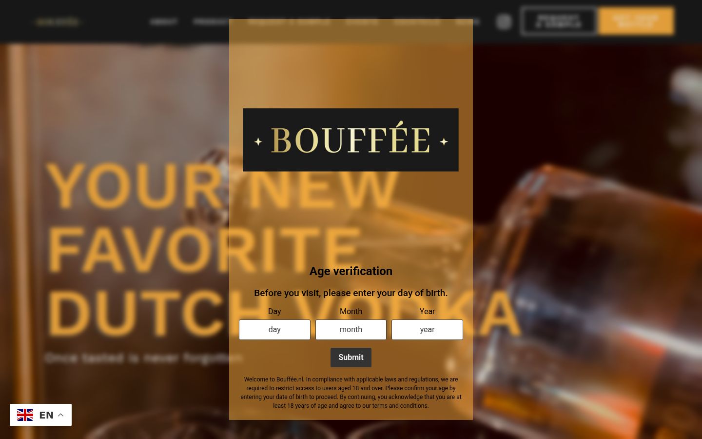Screenshot des Einwilligungsbanners vor jeglicher Interaktion