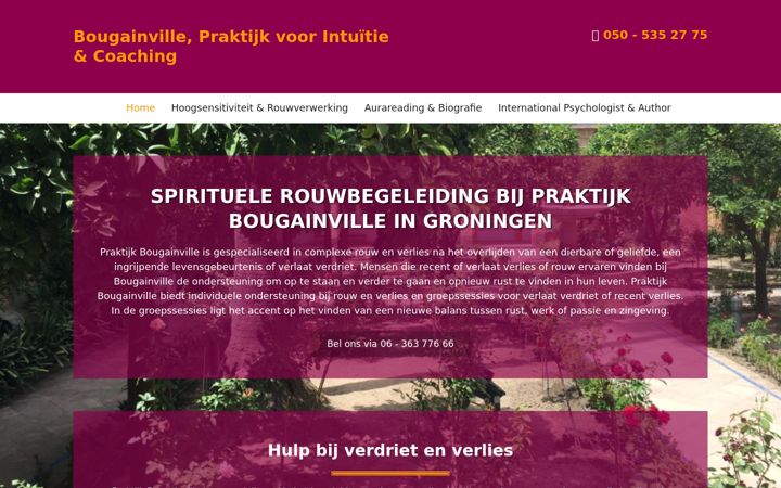 Screenshot of bougainvillerouwverwerking.nl