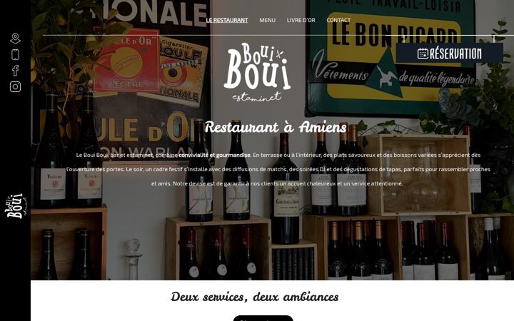 Screenshot of boui-boui-estaminet.fr