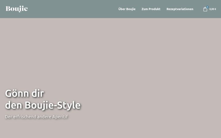 Screenshot of boujiedrinks.de