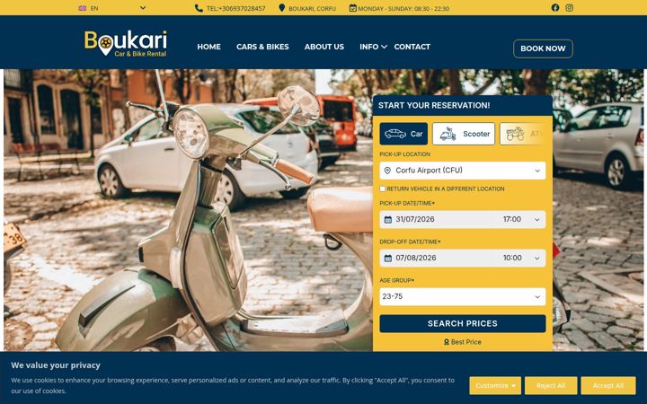 Screenshot of boukari-cars.com