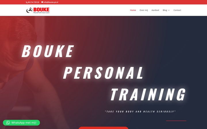 Captura de pantalla de bouke-pt.nl