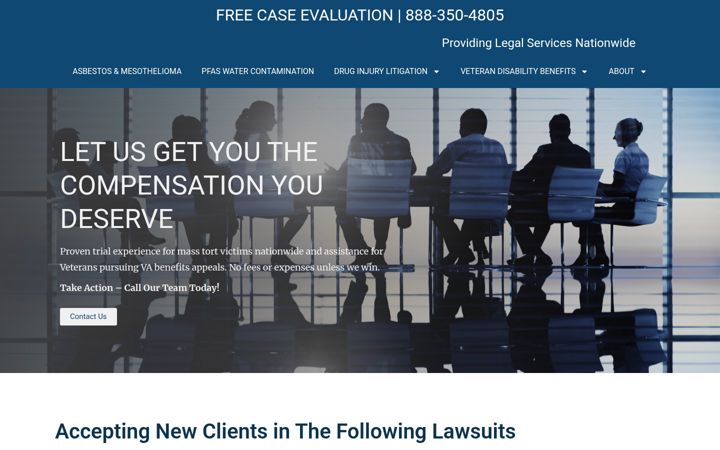 Screenshot of bouklaw.com