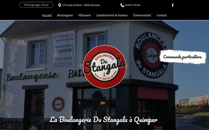 Screenshot of boulangerie-du-stangala-29.fr