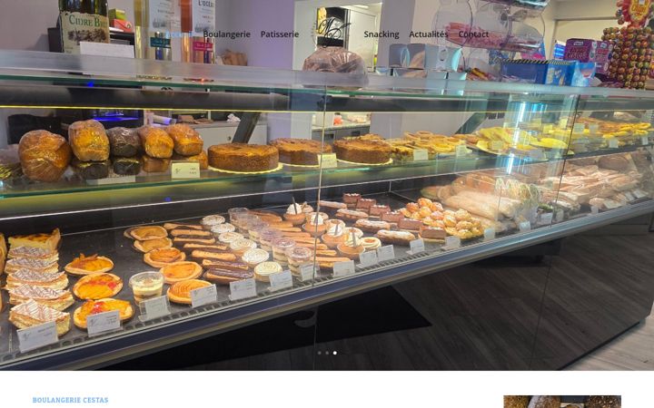 Snímek obrazovky boulangerie-fpb-cestas.fr