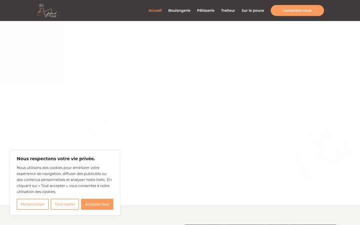 Screenshot of boulangerie-goffard.com