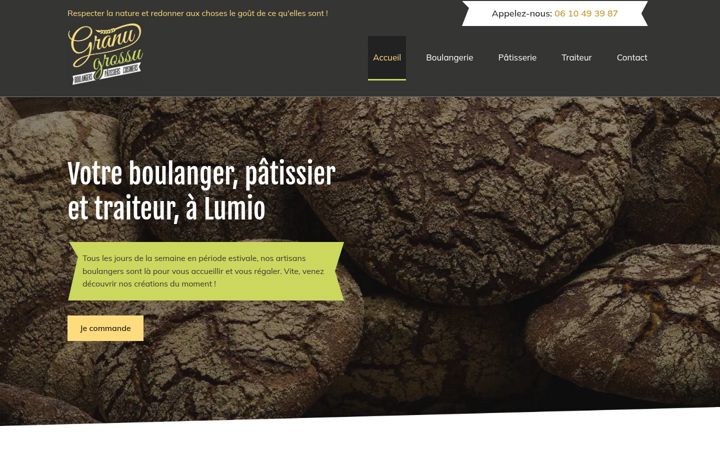 Screenshot von boulangerie-granugrossu.fr