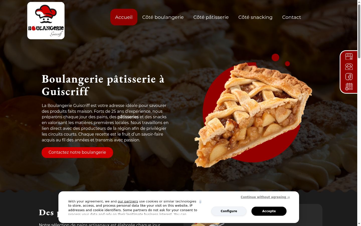 Sutikimo reklamjuostės, rodytos prieš bet kokią sąveiką, ekrano kopija