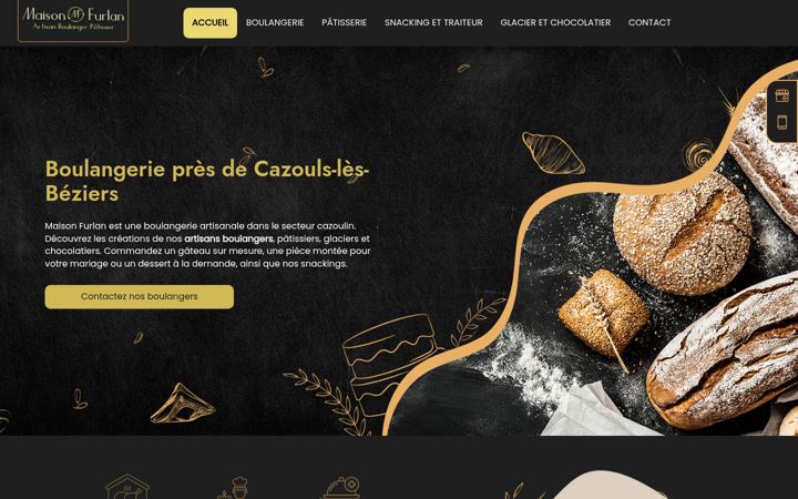 Screenshot of boulangerie-maison-furlan.fr