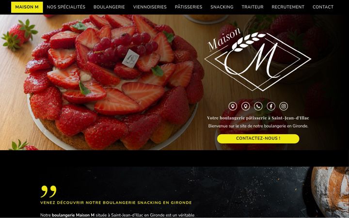 Screenshot of boulangerie-maison-m.fr