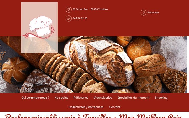 Skjámynd af boulangerie-monmeilleurpain.fr