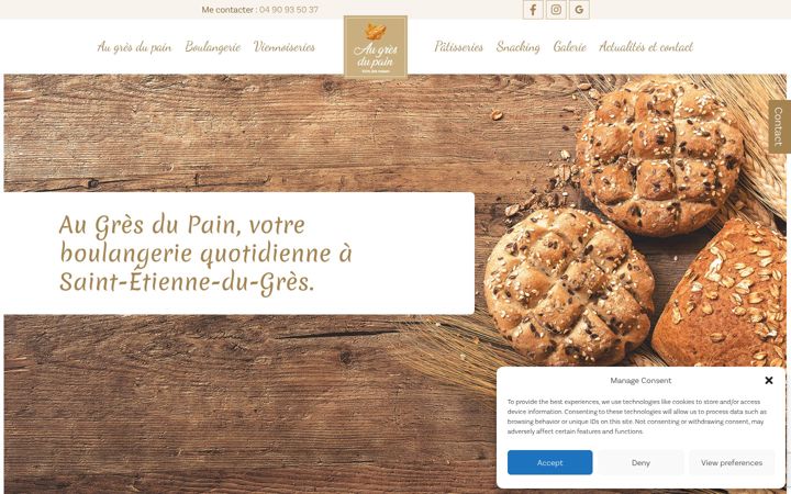 Screenshot di boulangerie-patisserie-alpilles.fr