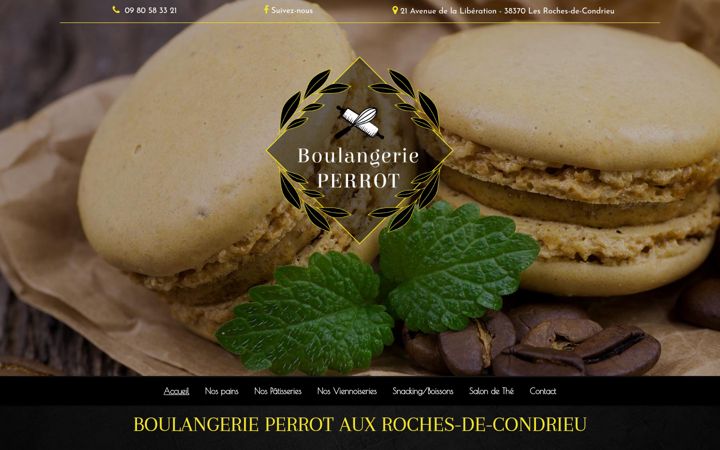 Skjámynd af boulangerie-perrot.fr