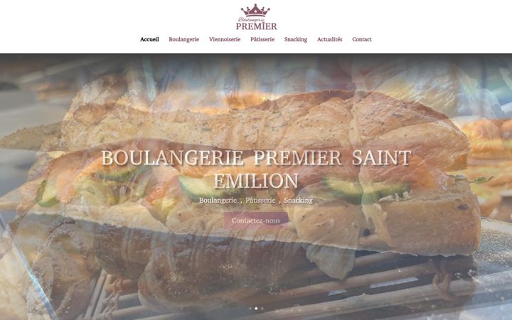 Screenshot of boulangerie-premier-saint-emilion.fr