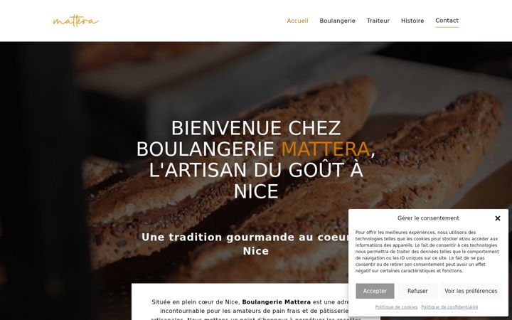 Skjámynd af boulangerie-traiteur-mattera.fr