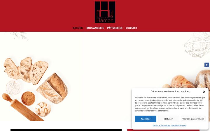 Screenshot of boulangerie-wiliamhamon.fr