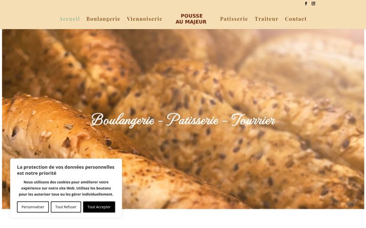 Екранна снимка на boulangeriedelasauve.fr