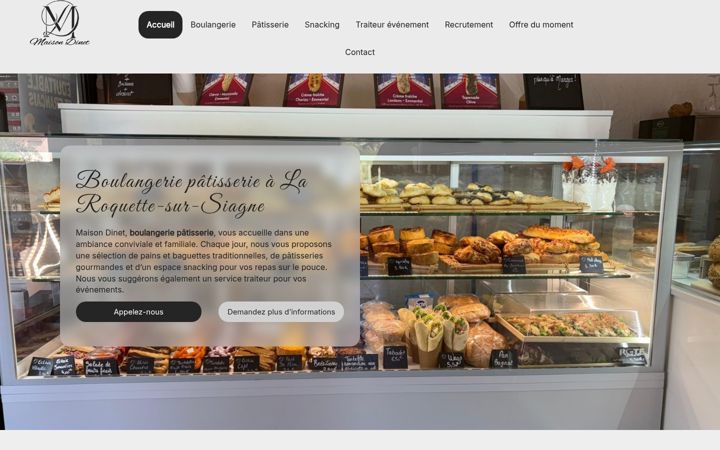 Screenshot of boulangeriemdinet.fr