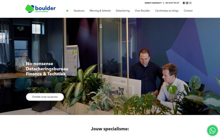 Screenshot of boulder.nl