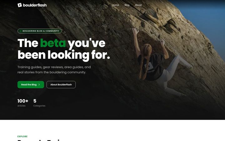 Screenshot of boulderflash.com