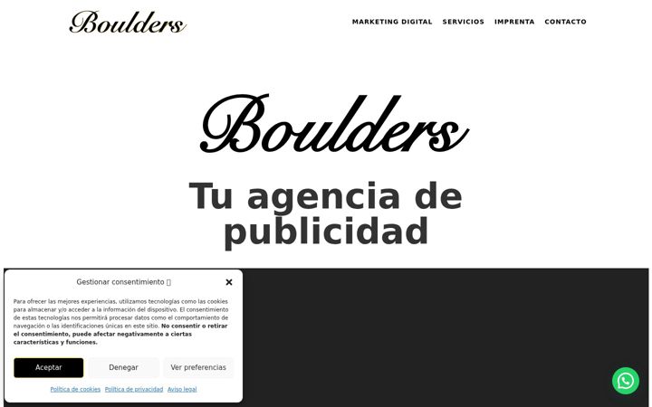 Screenshot of boulders.es