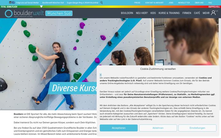 Screenshot of boulderwelt-muenchen-sued.de