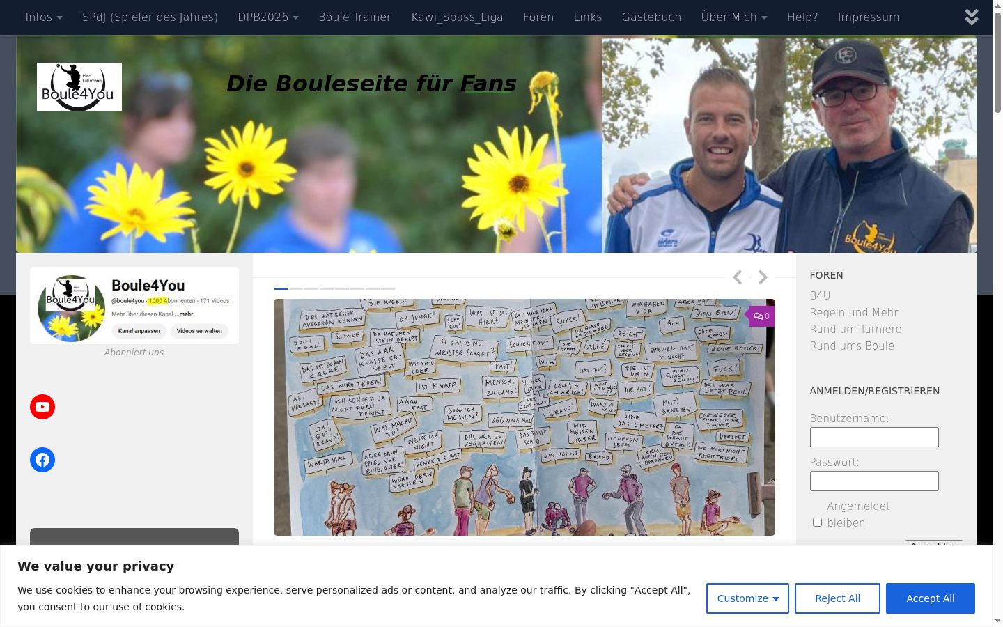 Screenshot tal-banner tal-kunsens muri qabel kwalunkwe interazzjoni