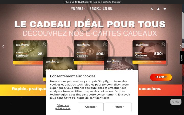 Screenshot of bouledefeu.fr