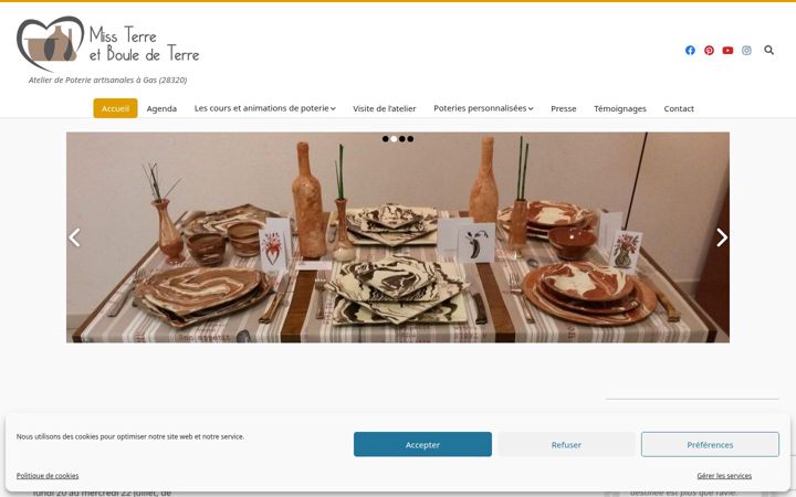 Screenshot of bouledeterre.com
