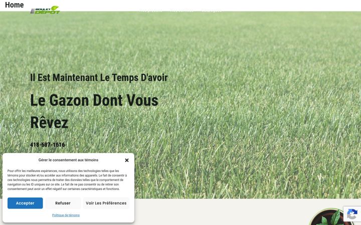 Screenshot of boulet.ca