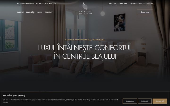 Screenshot of boulevardboutique.ro