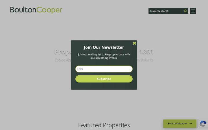Screenshot of boultoncooper.co.uk