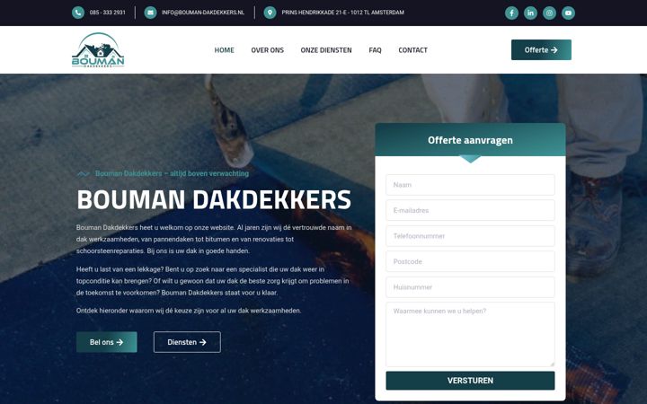 Screenshot of bouman-dakdekkers.nl