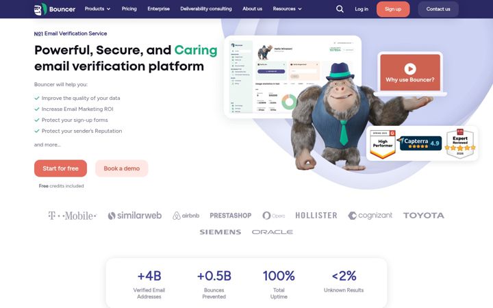 Screenshot of bouncer.cloud
